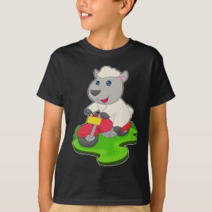 羊のスクーター Tシャツ