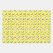 羊のデザインイラストレーションオールオーバーパターン ラッピングペーパーシート (正面3)