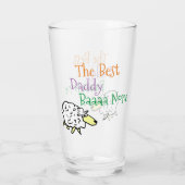 羊のデザインザ最高のダディグラス タンブラーグラス (裏面)