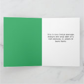 羊のデザイン漫画カード カード (内部)