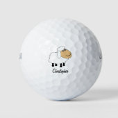 羊のデザイン ゴルフボール (正面)