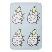 羊のデザイン バスマット (正面縦)