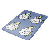 羊のデザイン バスマット (アングル)