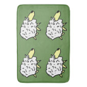 羊のデザイン バスマット (正面縦)