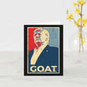 羊のトランプポスター2024 カード (黄色い花)