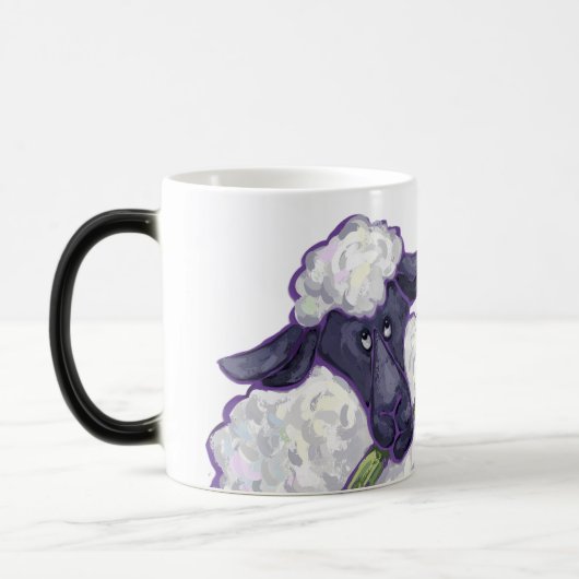 羊のバレンタインデー モーフィングマグカップ (左)