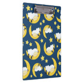 羊のパターン，眠っている羊，月，星 クリップボード (右)