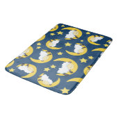 羊のパターン，眠っている羊，月，星 バスマット (アングル)