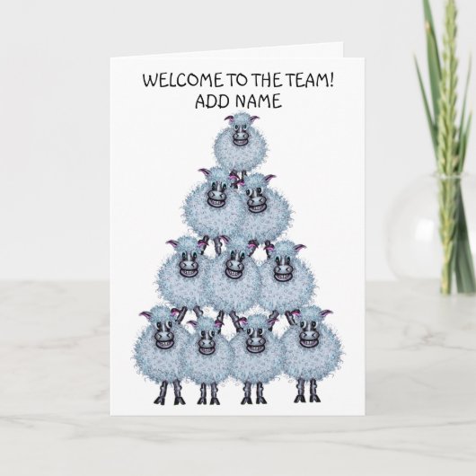 羊のピラミッド カード (正面)