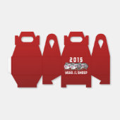 羊のラム山羊の年 フェイバーボックス (折り畳みなし)