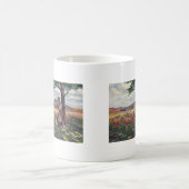 羊の世話 コーヒーマグカップ (中央)