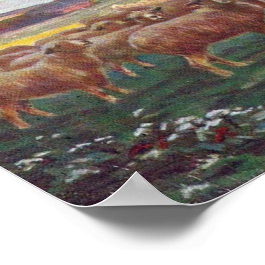 羊の世話 ポスター (角)