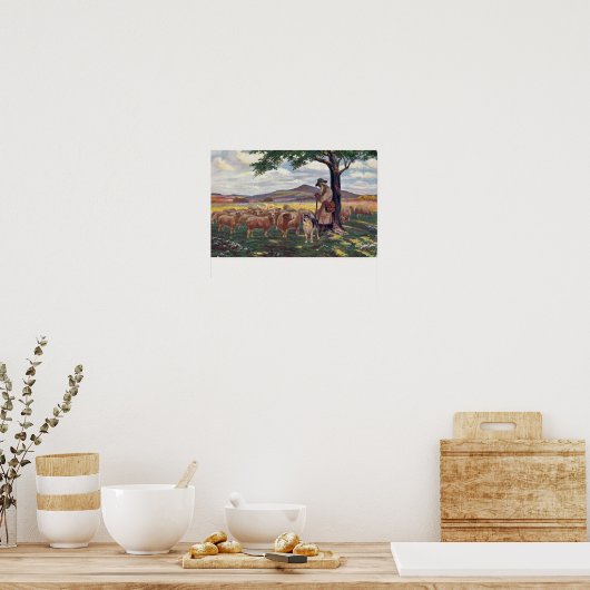 羊の世話 ポスター (キッチン)