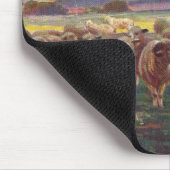 羊の世話 マウスパッド (コーナー)