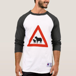 羊の交差点，ノルウェー，交通標識 Tシャツ