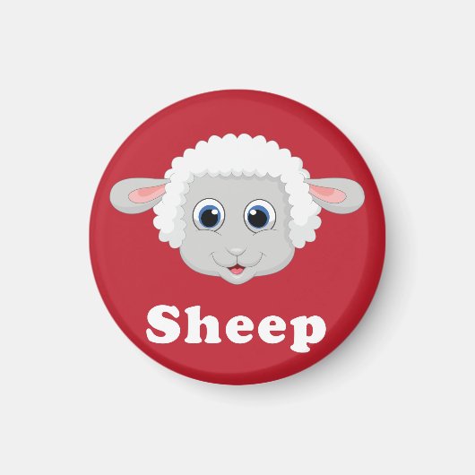 羊の冷蔵庫の磁石ホームキッチン マグネット (正面)