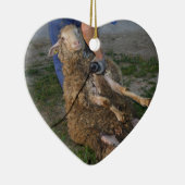 羊の刈り セラミックオーナメント (右)