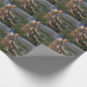 羊の刈り ラッピングペーパー (角)