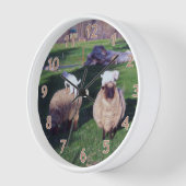 羊の子供 壁時計 (傾斜)