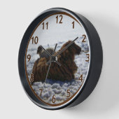 羊の子羊 壁時計 (傾斜)