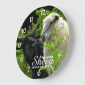 羊の年2015-16 ラージ壁時計 (傾斜)