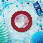 羊の年 ペーパープレート (パーティー)