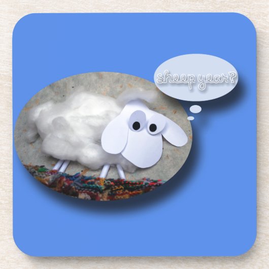 羊の年?2015年中国の初 コースター (正面)