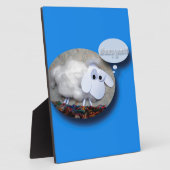 羊の年?2015年中国の初 フォトプラーク (側面)