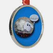 羊の年?2015年中国の初 メタルオーナメント (右)