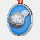 羊の年?2015年中国の初 メタルオーナメント (左)