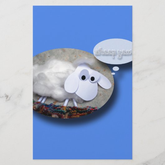 羊の年？2015年中国の初 便箋 (正面)