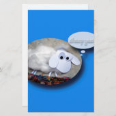 羊の年？2015年中国の初 便箋 (正面/裏面)