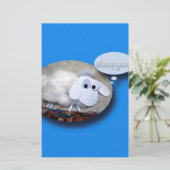 羊の年？2015年中国の初 便箋 (スタンド正面)