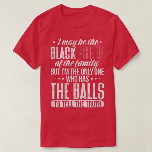 羊の引用文農家ファーム動揺して動物 Tシャツ (デザイン正面)