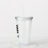 羊の後を追群れ – 自分自身でいなさい アクリルタンブラー (左)