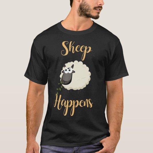 羊の恋人が起こる Tシャツ (正面)