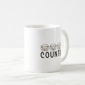羊の数え コーヒーマグカップ (正面右)