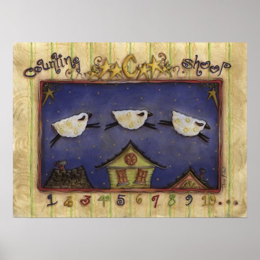 羊の数え – ポスター (正面)