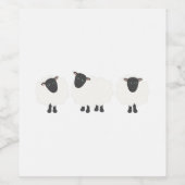 羊の数 ワインラベル (シングルラベル)