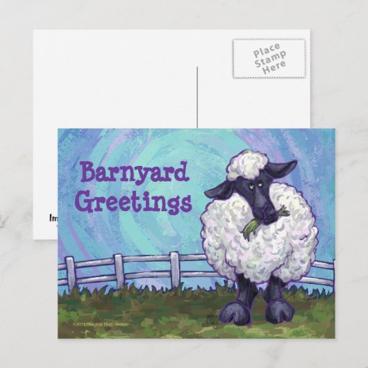 羊の文具 ポストカード (正面/裏面)