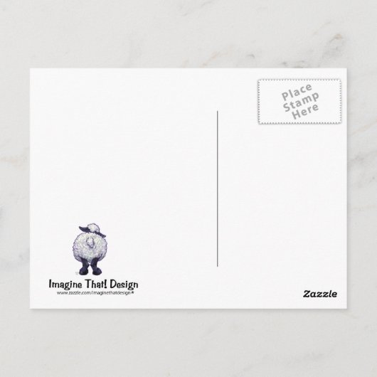 羊の文具 ポストカード (裏面)