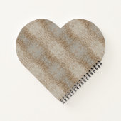 羊の暖サイケデリックかいウールのカスタマイズ可能 ノートブック (裏面)