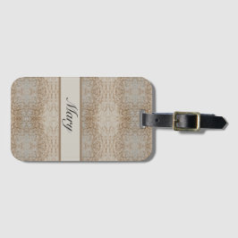 羊の暖サイケデリックかいウールのカスタマイズ可能 ラゲッジタグ