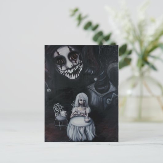 「羊の服の中」のはがき ポストカード (スタンド正面)