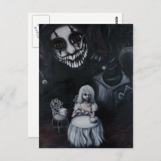 「羊の服の中」のはがき ポストカード (正面/裏面)