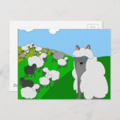 羊の服を着た狼 ポストカード (正面/裏面)