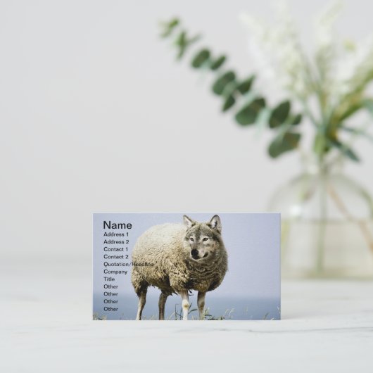 羊の服を着た狼 名刺 (スタンド正面)