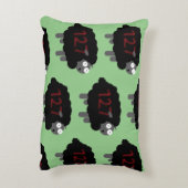 羊の枕を下ろす アクセントクッション (裏面(縦))