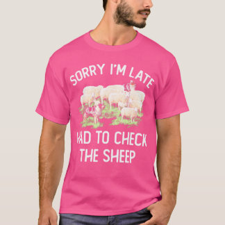 羊の検査が遅くなってごめんなさい Tシャツ