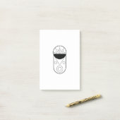 羊の標識 ポストイット (デスク上)